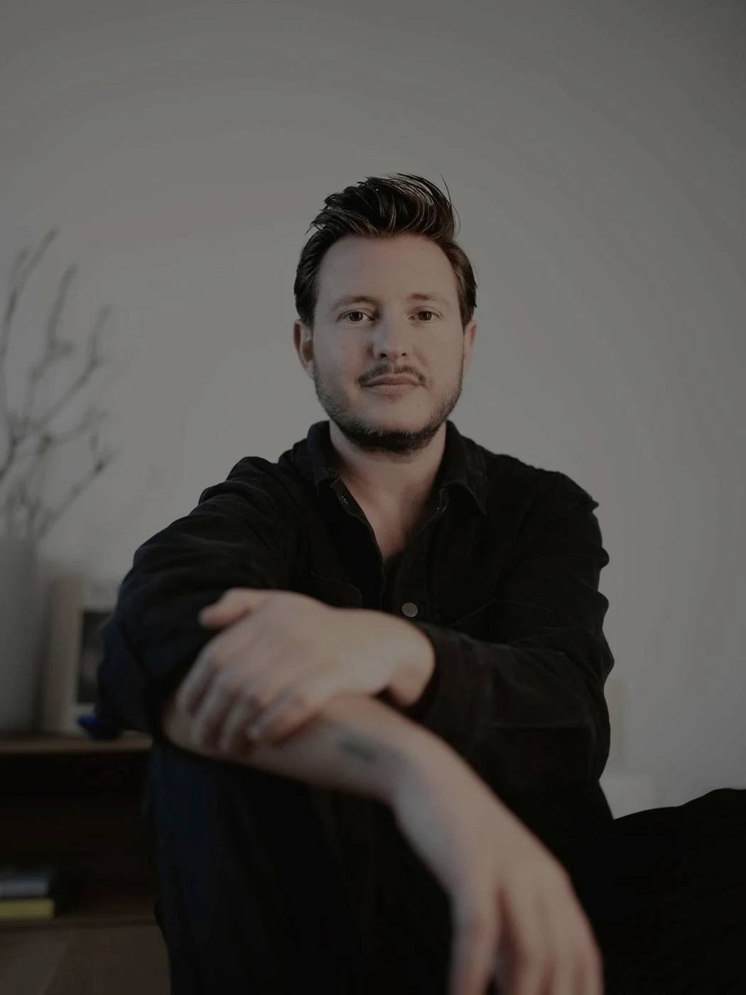 Vincent Templin in seinem Studio