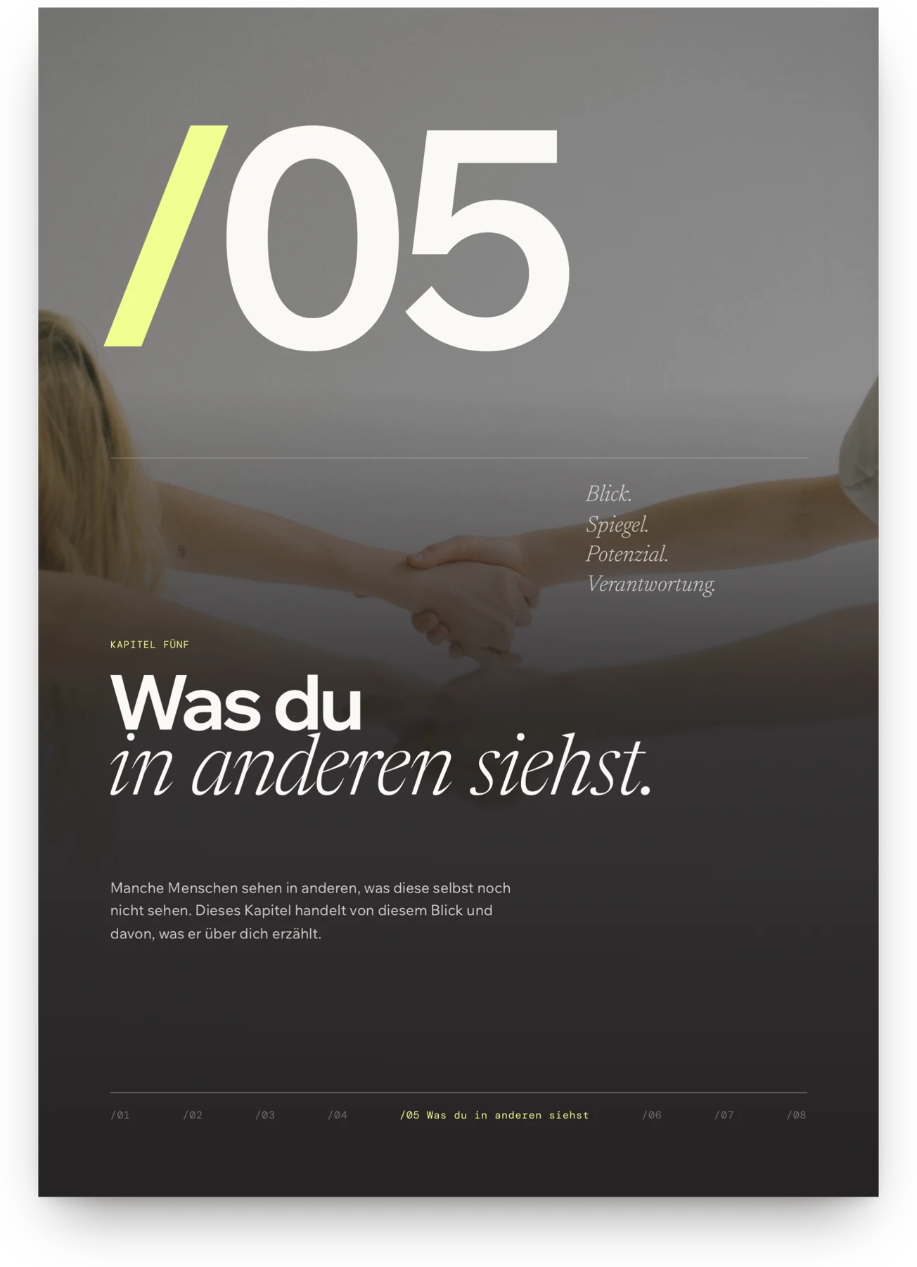 Kapitel 05: Was du in anderen siehst