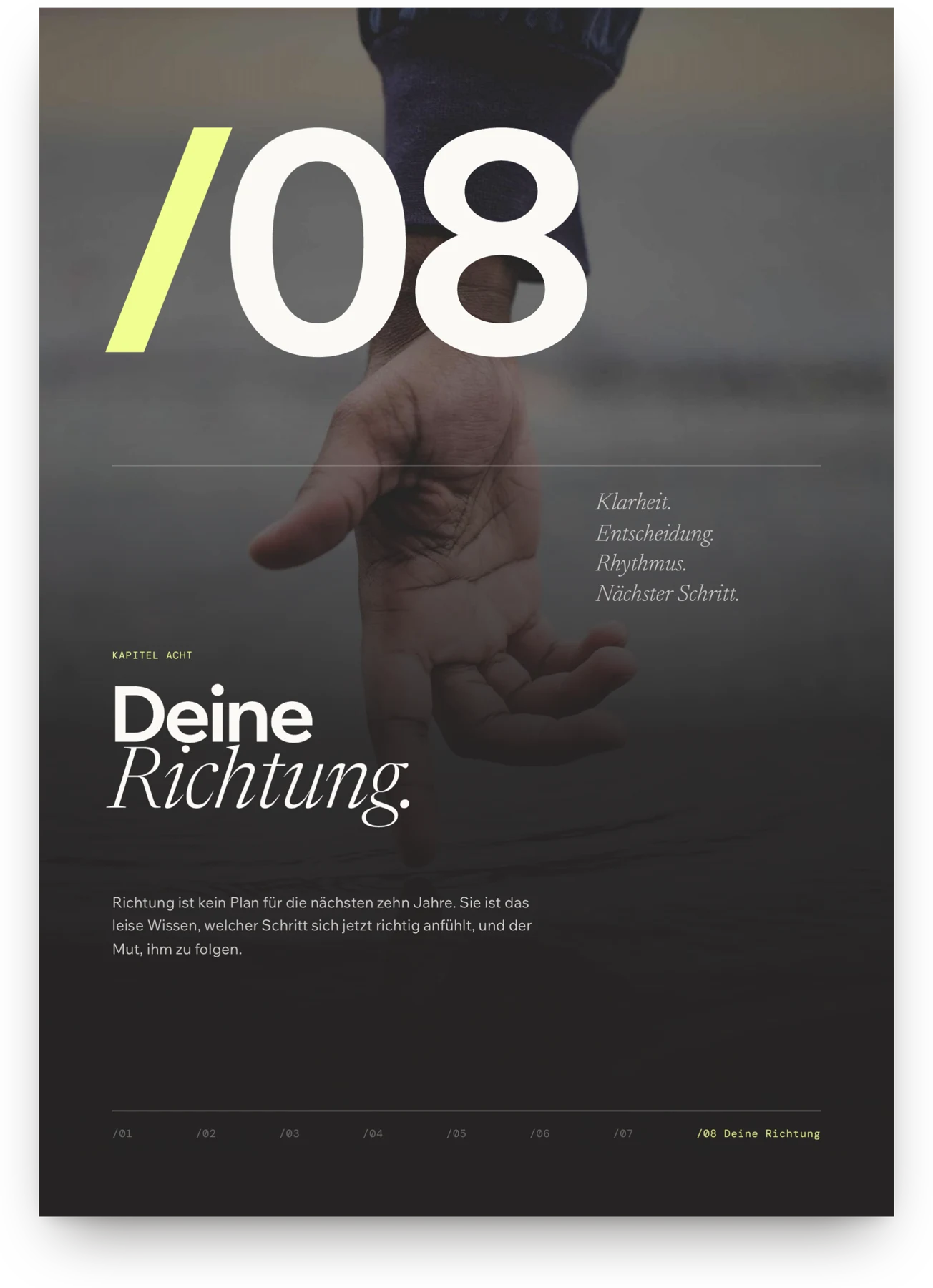Kapitel 08: Deine Richtung