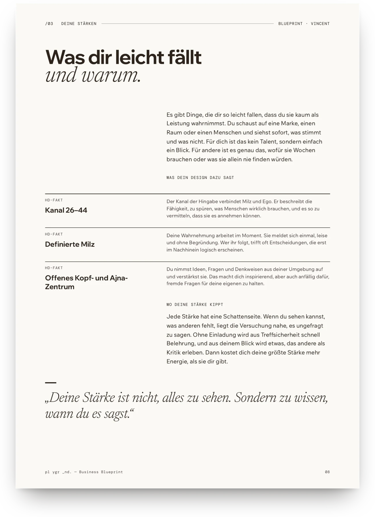 Deine Stärken