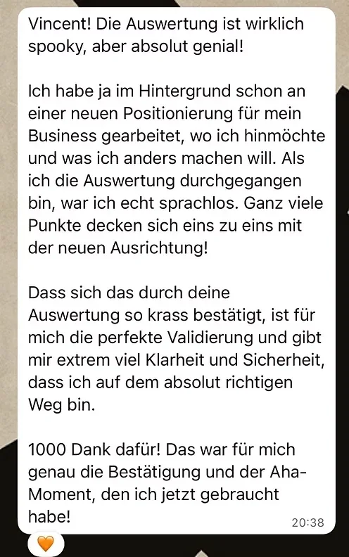 Kundenstimme von Marie