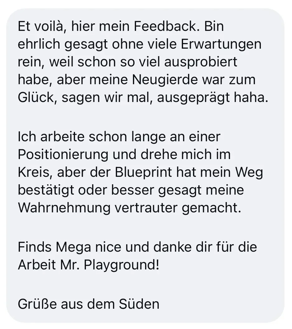 Kundenstimme zur Positionierung