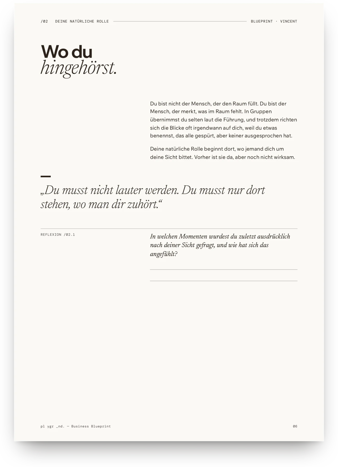 Dein roter Faden