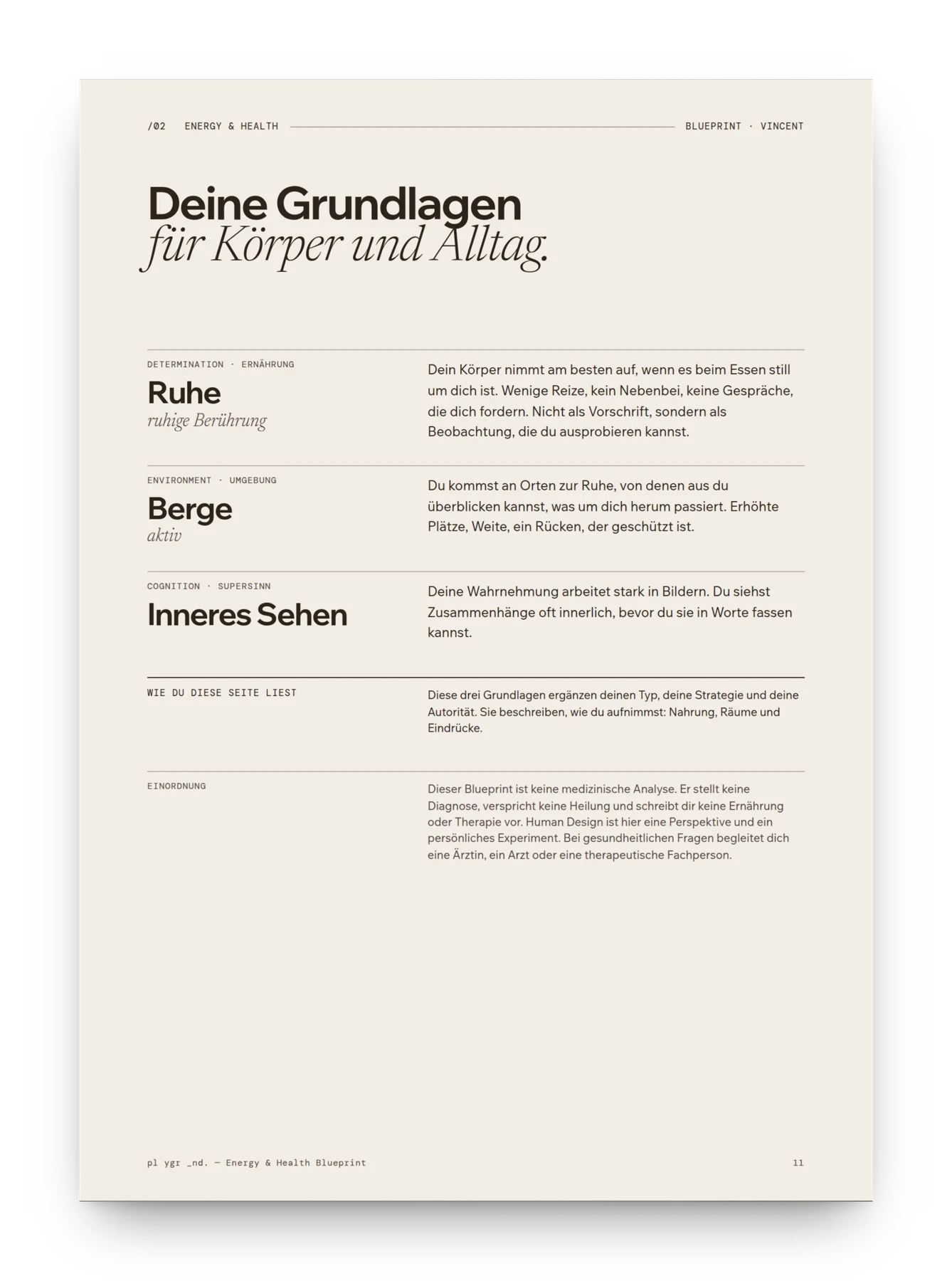 Seite: Deine Grundlagen für Körper und Alltag