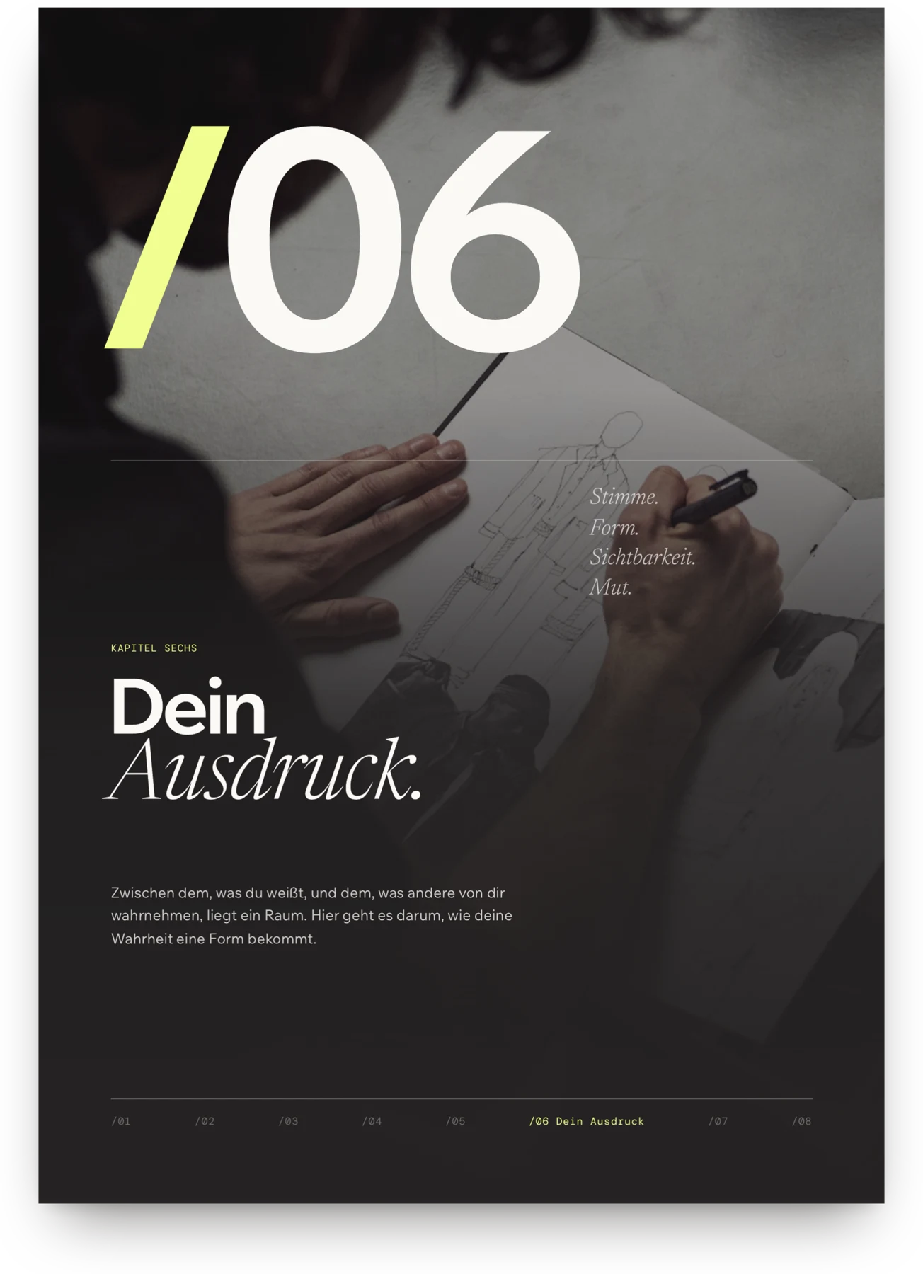 Kapitel 06: Dein Ausdruck
