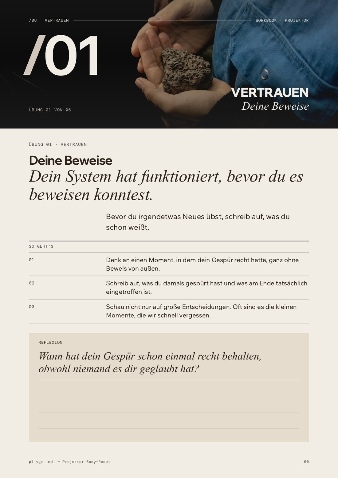 Dein Vertrauen
