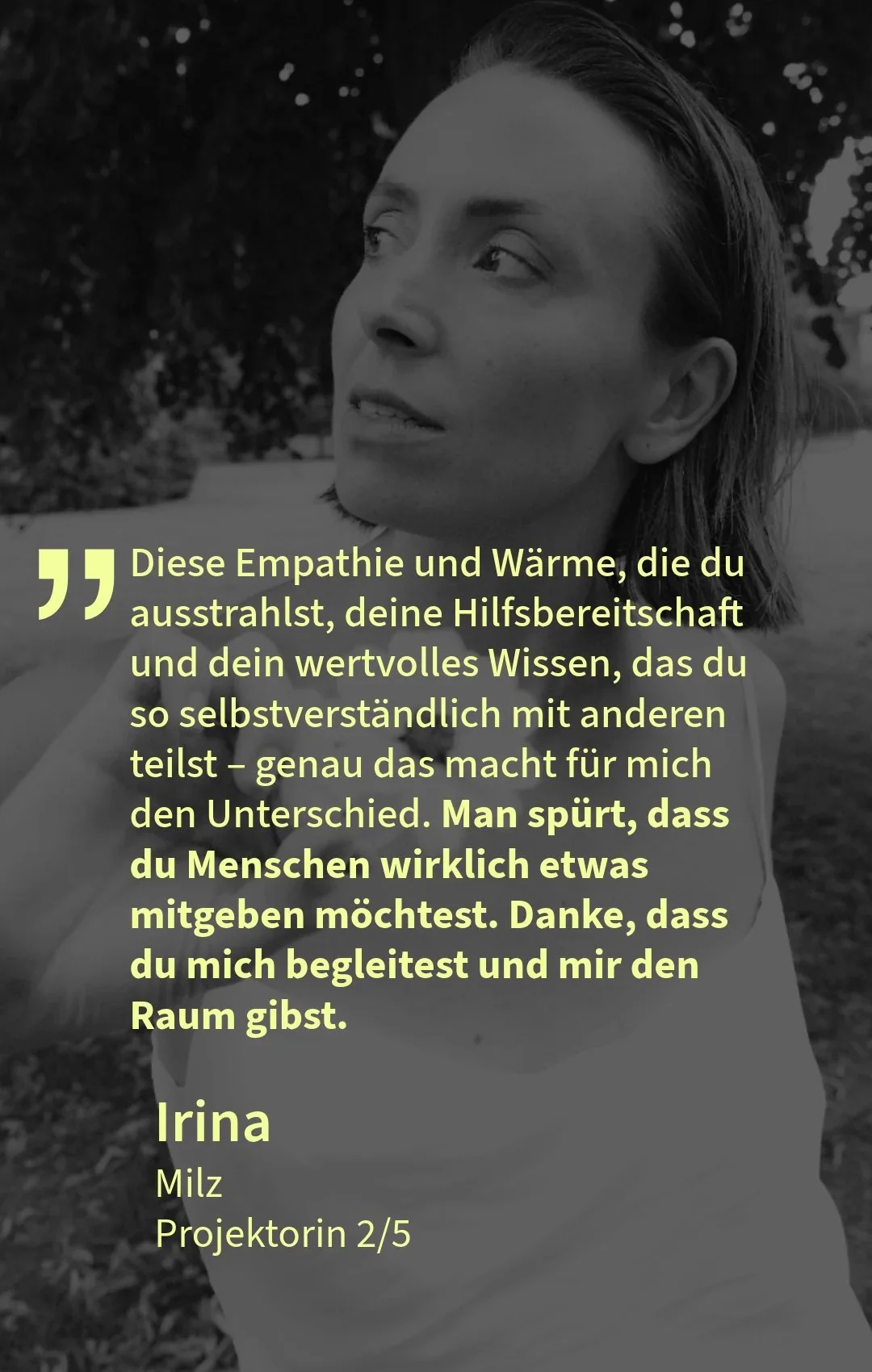 Kundenstimme von Irina